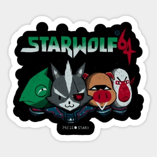 star wolf 64 Sticker